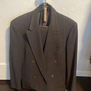 Giorgio Armani Black Label Double Breasted Suit